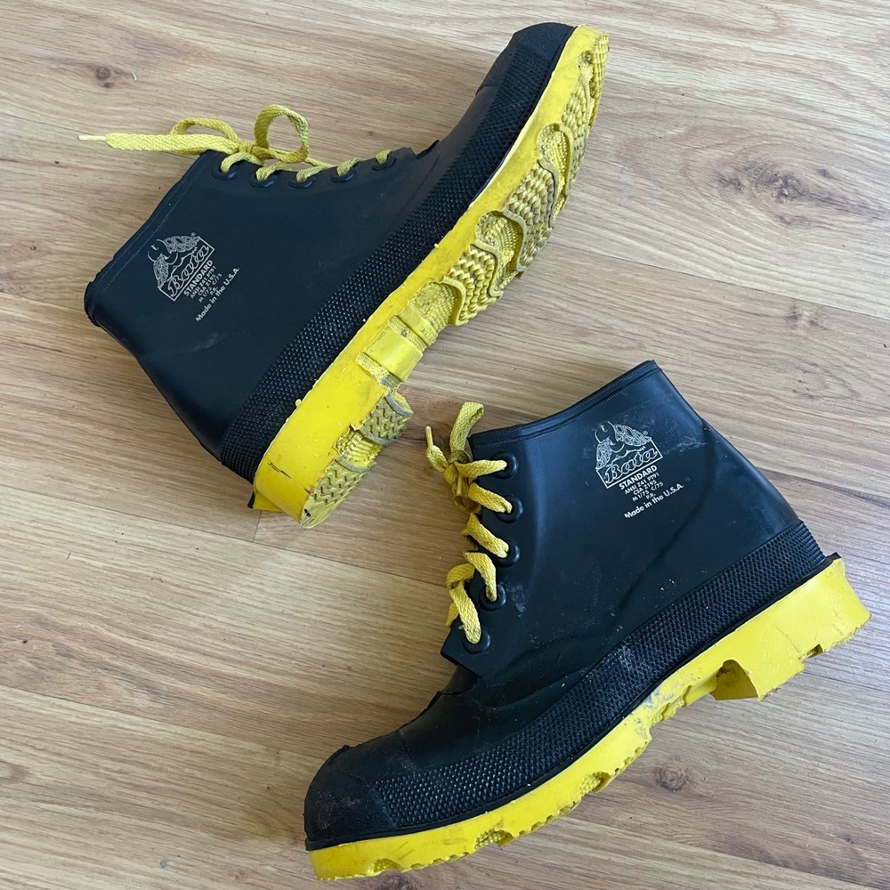 Bata‎ Safety Toe Steel Shank Rubber Boots Industrial Military Work Rain Men 7